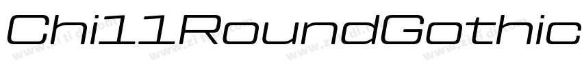 Chi11RoundGothic Reg字体转换